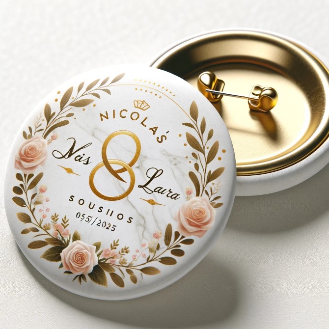 Crachás para Casamento