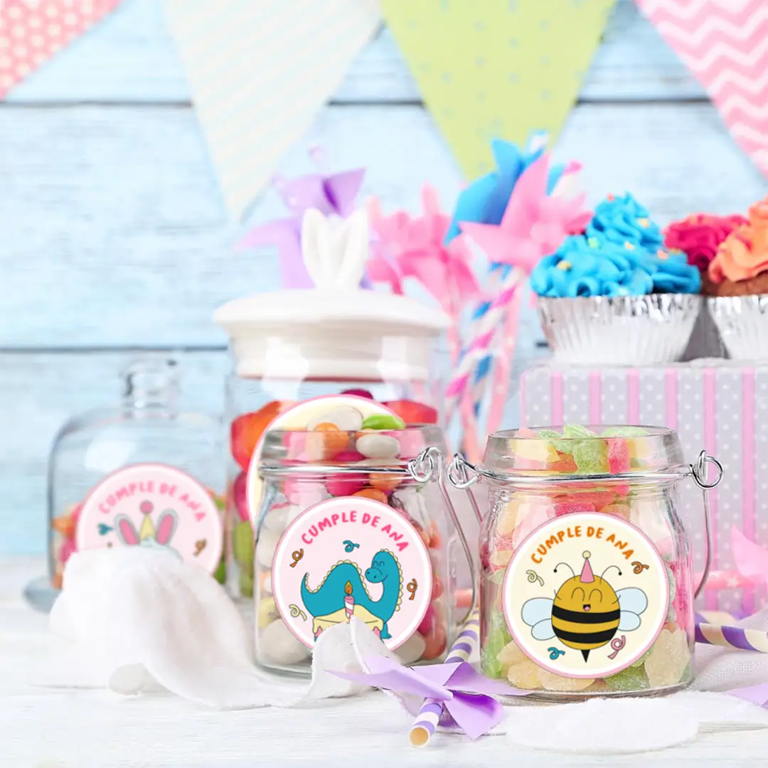 Pegatinas de papel personalizadas