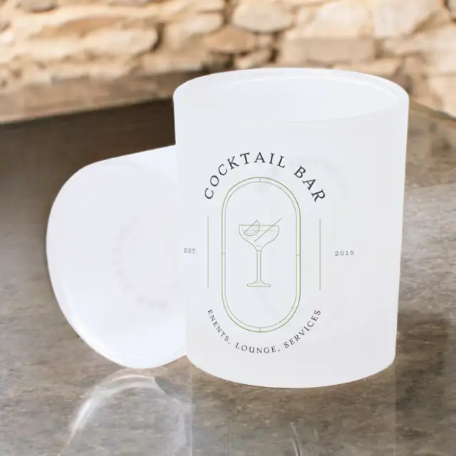 Vasos de vidrio personalizados