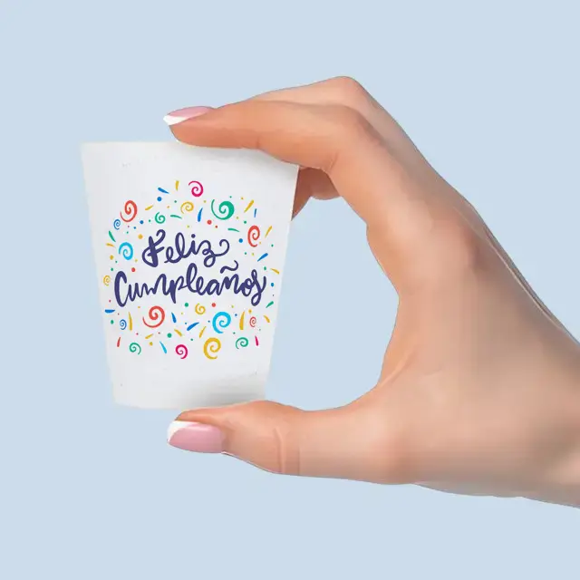 Vasos de vidrio personalizados