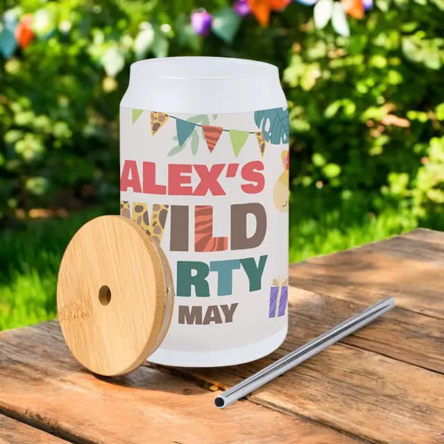 Vasos de vidrio personalizados