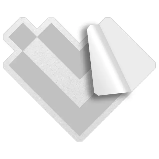 Pegatinas de papel con forma personalizadas