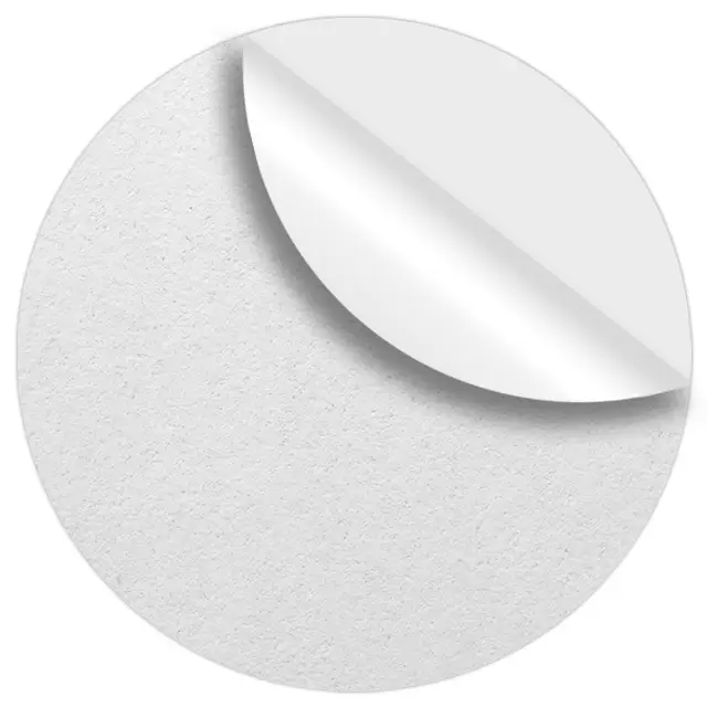 Autocolantes de papel redondos personalizados 90mm