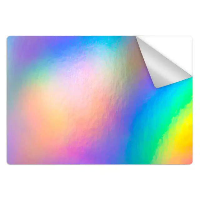 Autocolantes holográficos retangulares personalizados 70x50mm