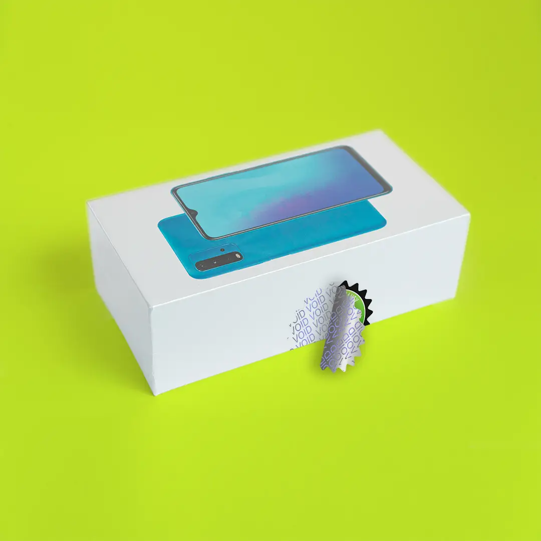Pegatinas de seguridad VOID con forma personalizadas