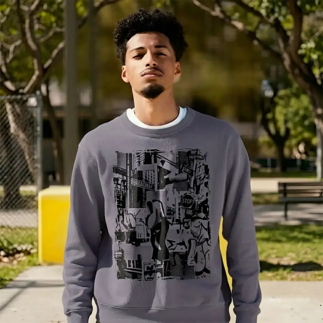 Sudadera personalizada DTF sin capucha