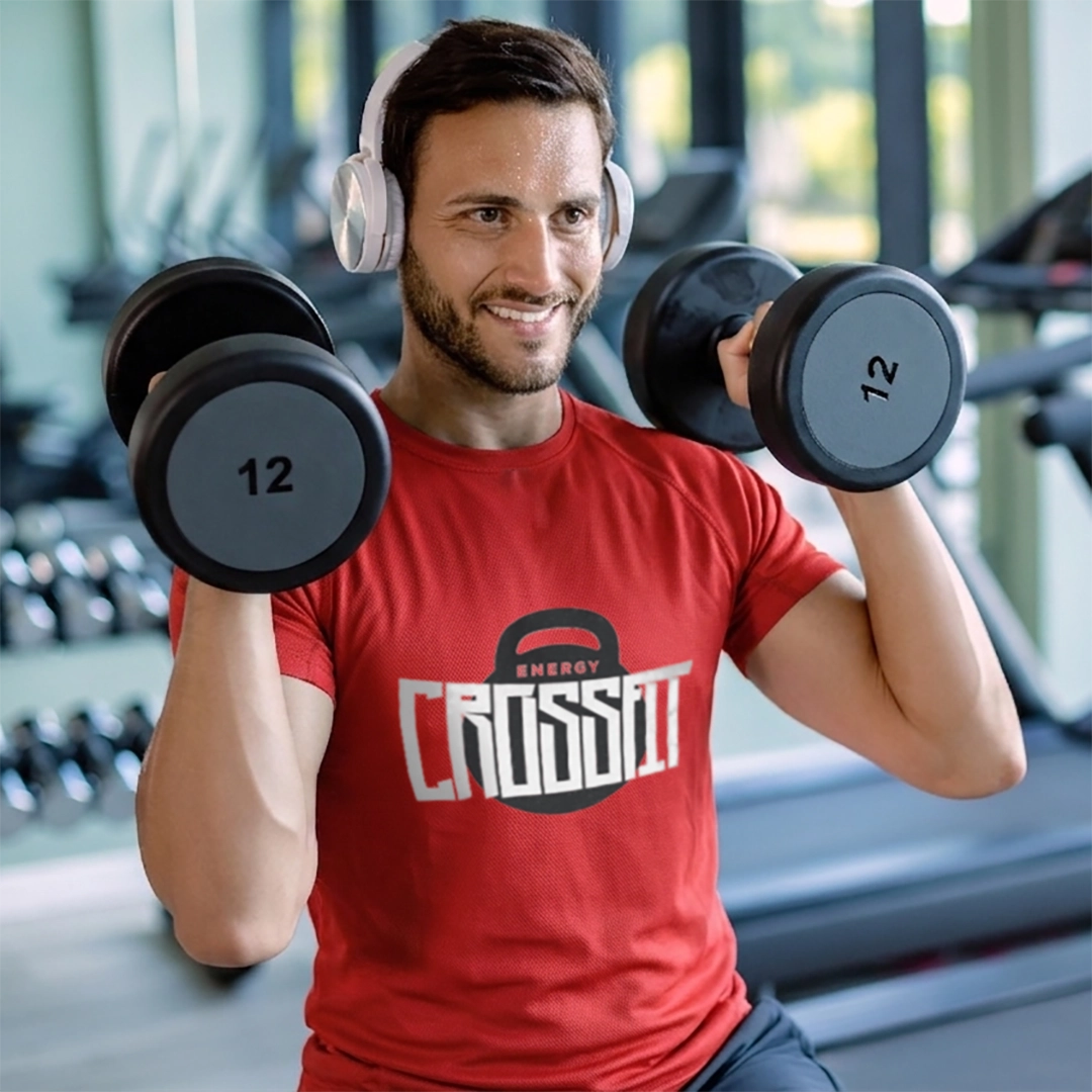 T-shirt desportiva personalizada homem Basic Sport