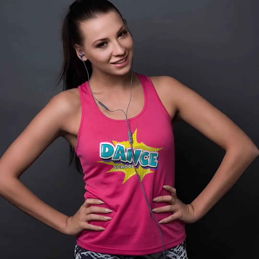 Camiseta deportiva personalizada mujer Tirantes Sport