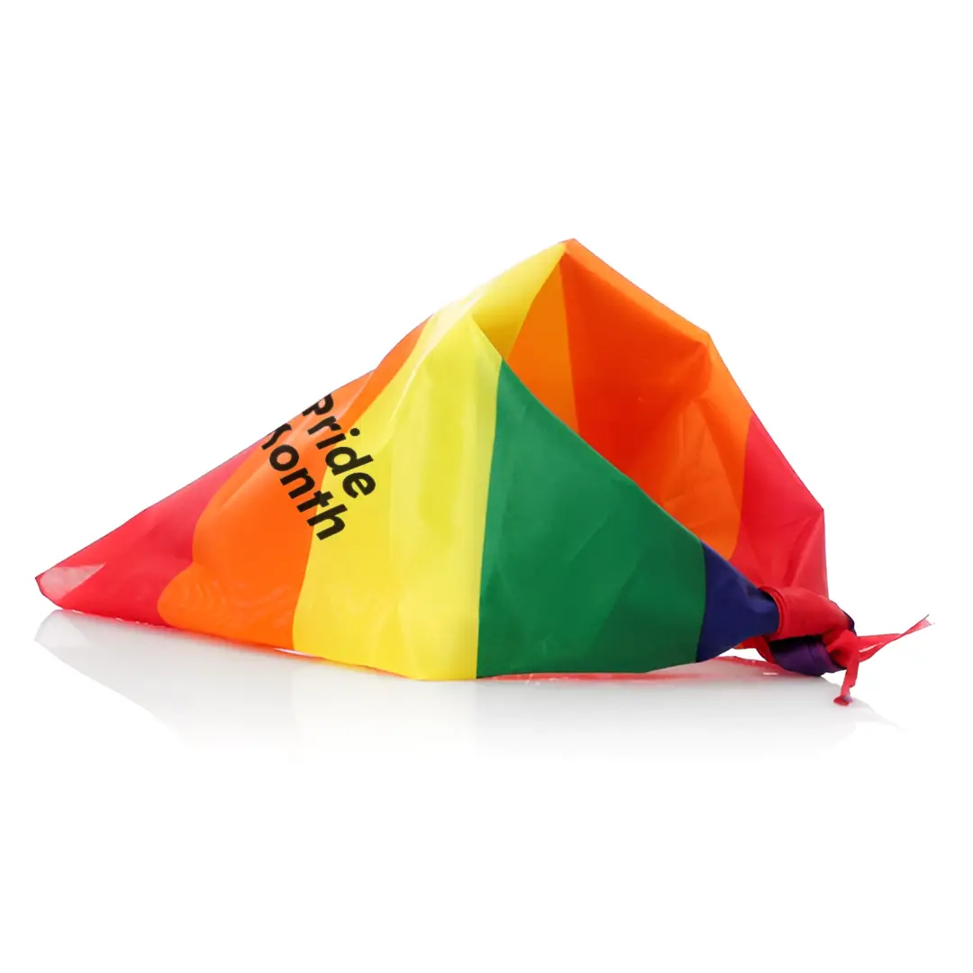 Lenços arco-íris personalizados