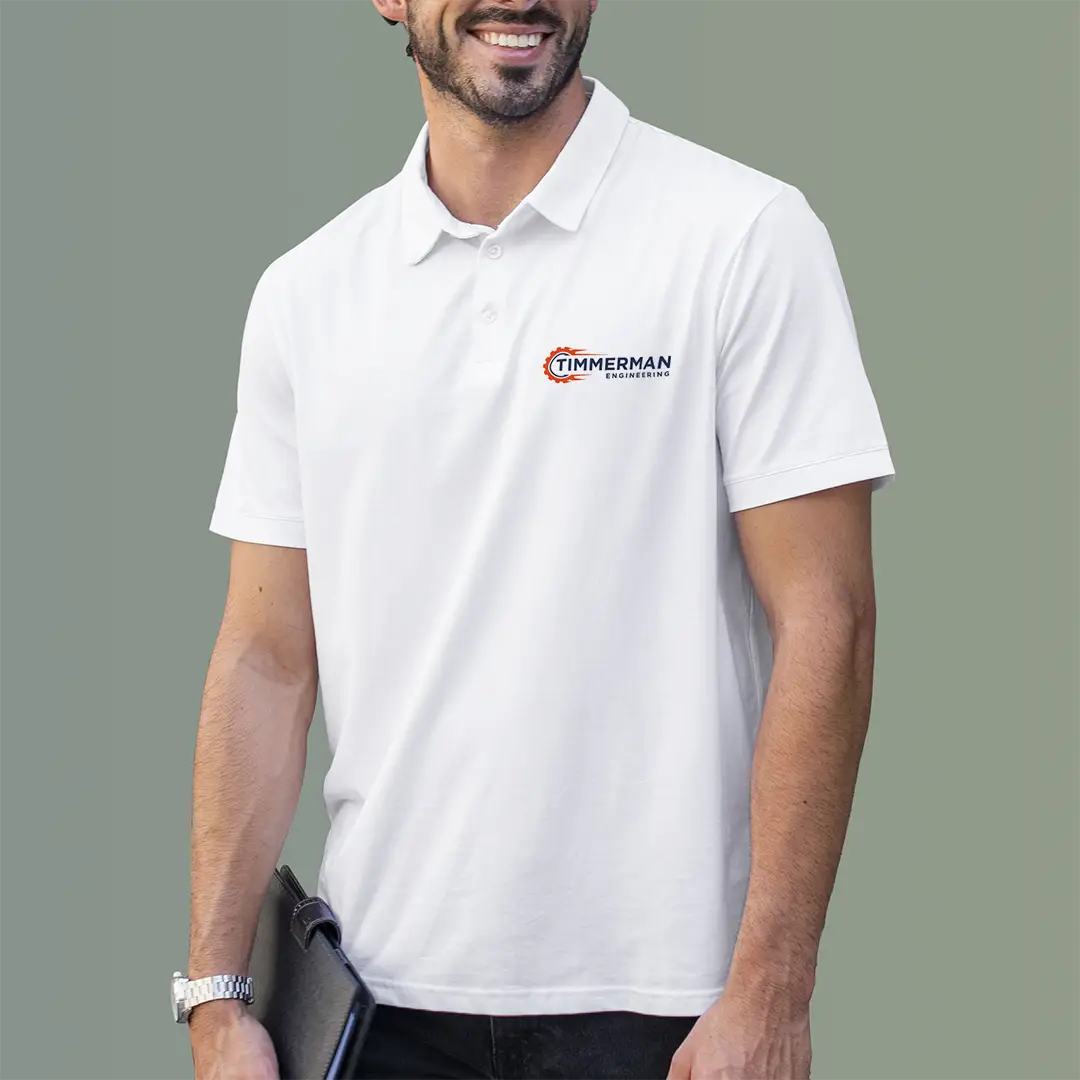 Polo personalizado manga corta hombre