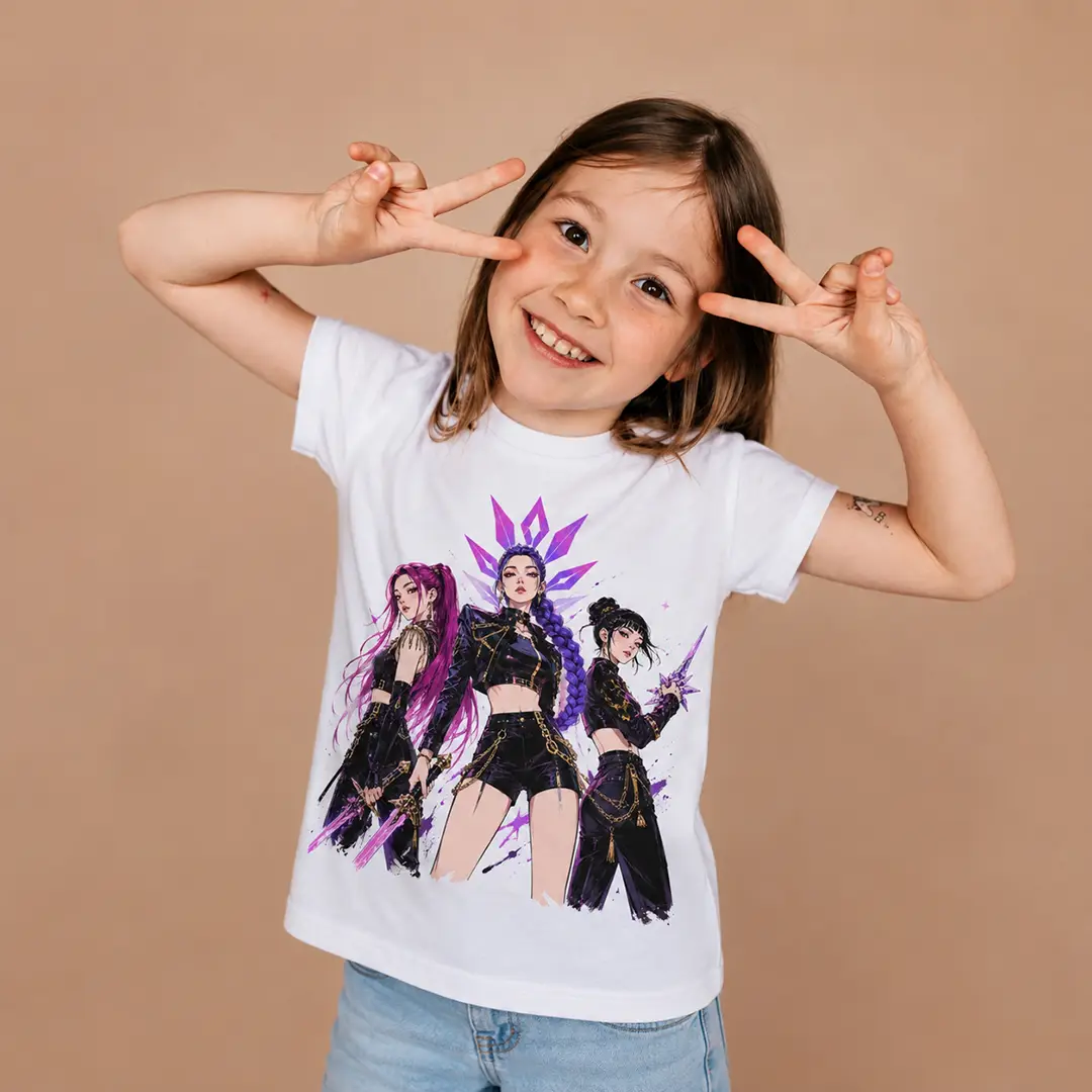 Camiseta personalizada manga corta infantil