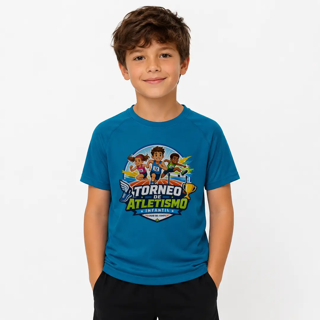 Camiseta deportiva personalizada para niños