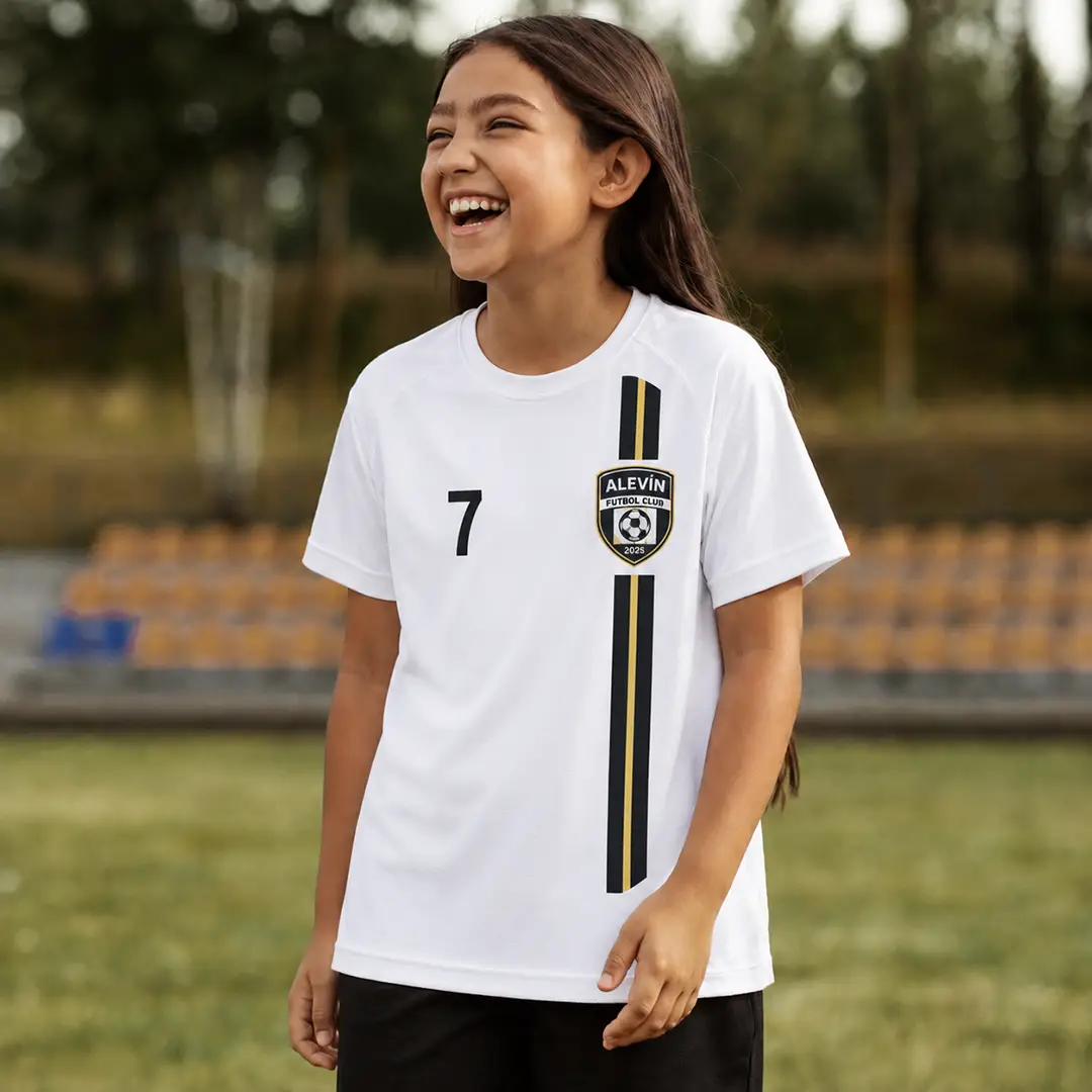 Camiseta deportiva personalizada para niños