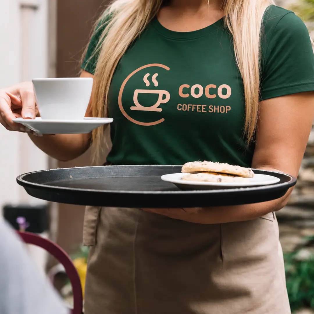 Camiseta de trabajo personalizada de manga corta