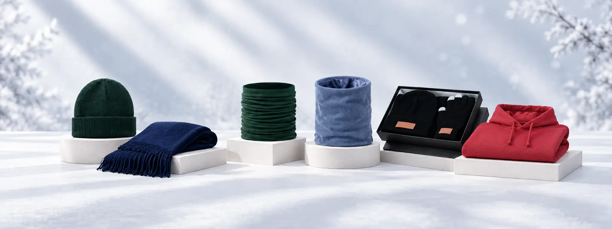 Gorros, bufandas, bragas de cuello y sudaderas de invierno