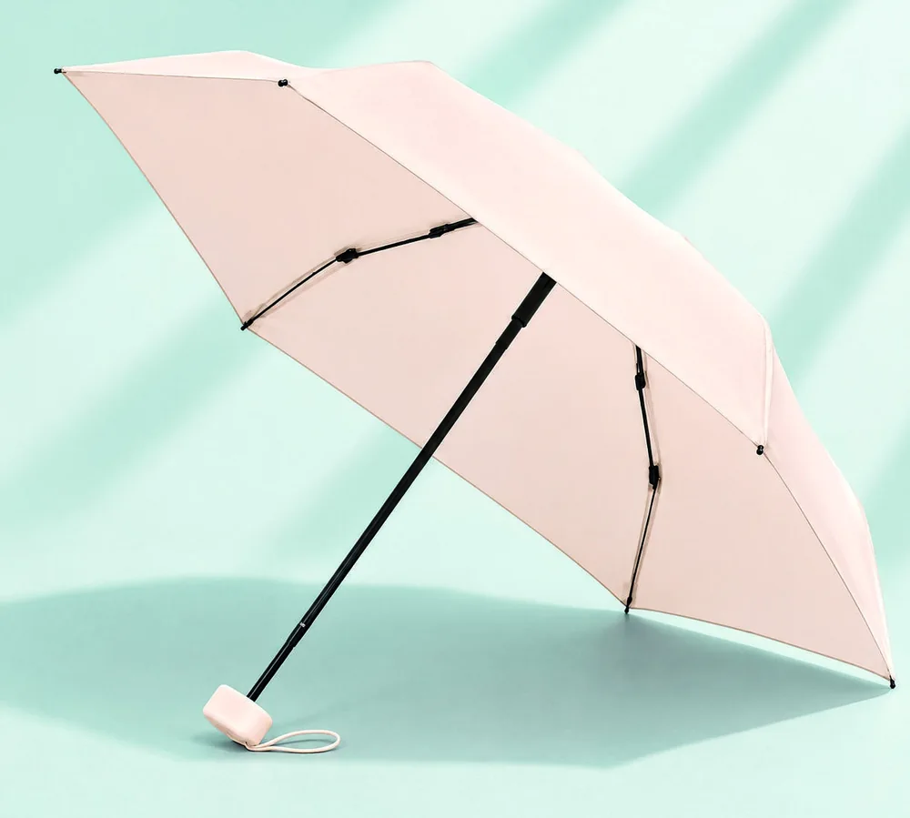 Paraguas plegable Ottis de Makito en color beige